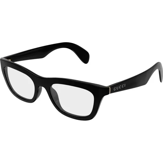 Gucci GG1932O 001 Montatura Cat Eye Nero Trasparente