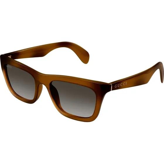 Gucci GG1933S 002 Occhiali da Sole Squadrati Havana