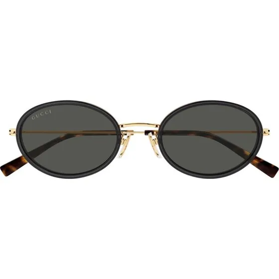 Gucci GG1980S Occhiali da Sole Donna Rotondi Grigio 52mm