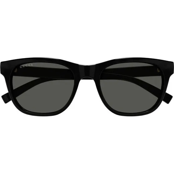 Gucci GG1985S Occhiali da Sole Uomo Rotondi Neri con Lenti Grigie