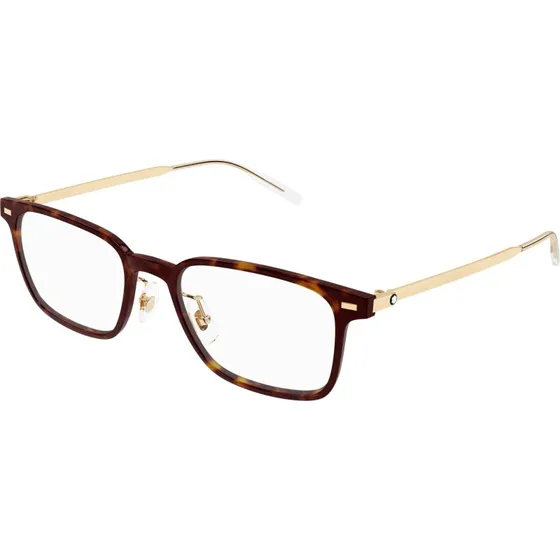 Montblanc MB0394ON 007 Montature da Vista Squadrate Havana