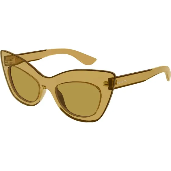 Alexander McQueen AM0516S 002 Occhiali da Sole Cat Eye Giallo