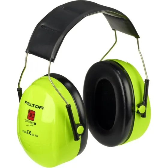 3M Peltor H520A Cuffie Auricolari Hi-Viz Verde