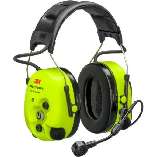 3M PELTOR WS ProTac XPI Cuffie Bluetooth Giallo
