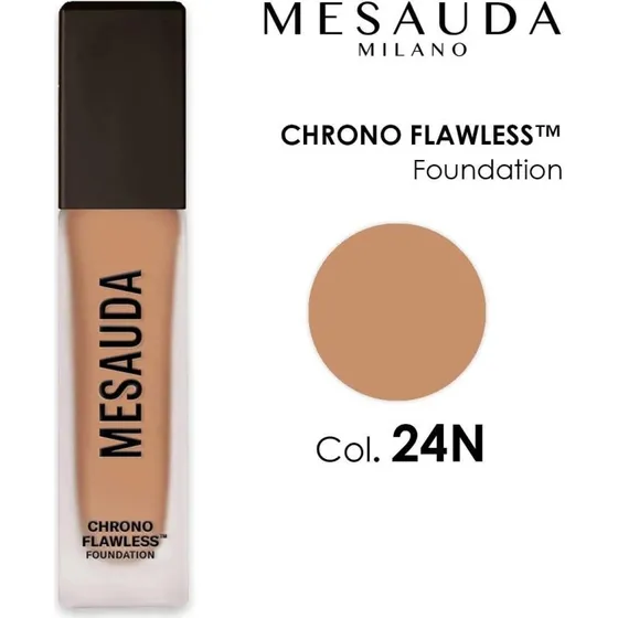 Mesauda Chrono Flawless Foundation 24N - Fondotinta Matte 30ml