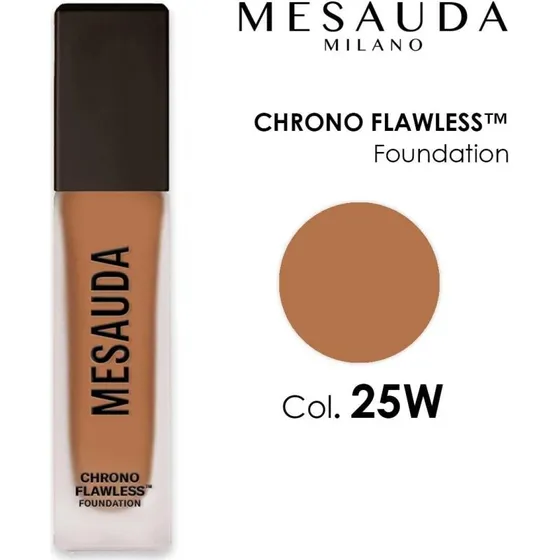 Mesauda Chrono Flawless Foundation 25W - Fondotinta Matte 30ml