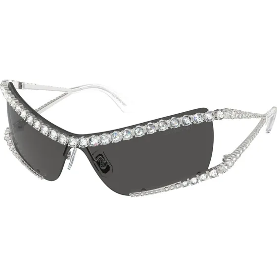 Swarovski Occhiali da Sole SK 7022 Cat-eye Argento e Grigio
