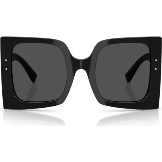Dolce & Gabbana DG 4490 Occhiali da Sole Oversize Nero e Grigio