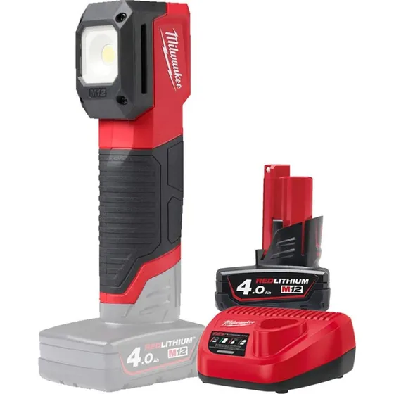 Milwaukee M12 CML-401 Lampada Controllo Colore 12V 4Ah 1000 Lumen
