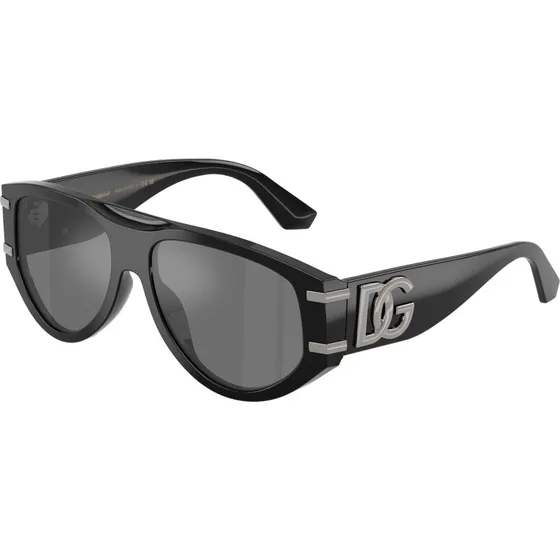 Dolce & Gabbana DG 4499 Occhiali da Sole Pilot Nero e Grigio