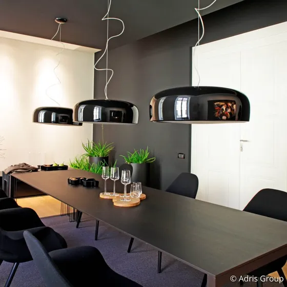 FLOS Smithfield S Lampada a Sospensione LED - Nero
