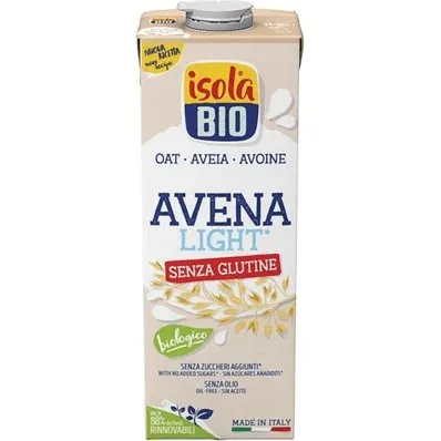 Isola Bio Bevanda all'Avena Biologica Light, 1 Litro