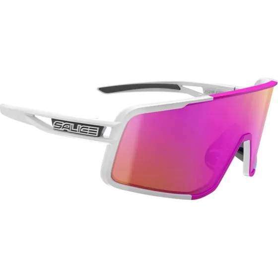 Occhiali da sole Salice 022 RW Bianco con Lenti Viola