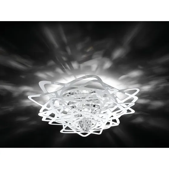 Plafoniera Slamp Aurora mini, bianca