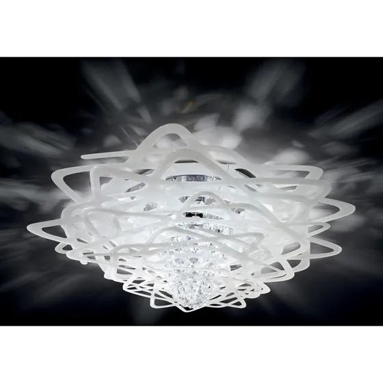 Slamp Aurora Plafoniera Grande Bianca