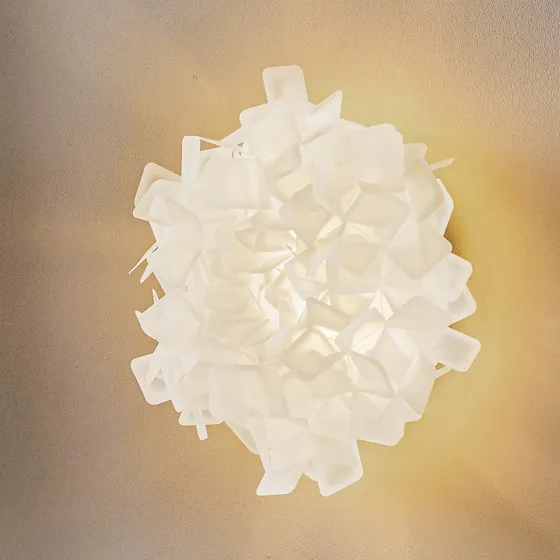 Slamp Clizia Plafoniera Bianca Ø 32 cm