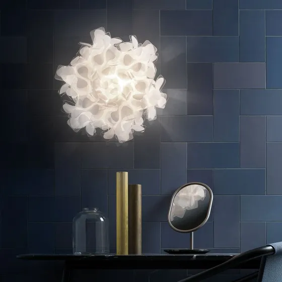 Slamp Clizia Mama Non Mama Applique Bianca Ø78cm