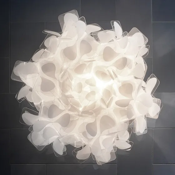 Slamp Clizia Mama Non Mama Applique Bianca Ø53cm