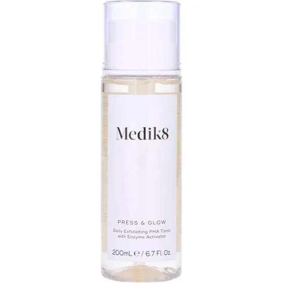Medik8 Press & Glow Toner con Acido PHA ed Enzimi Esfolianti