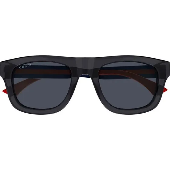 Gucci GG1991S Occhiali da Sole Uomo Squadrati Grigio Blu 52mm