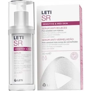 Leti SR Siero Anti-Rossore 30ml - Lenitivo per Pelli Sensibili