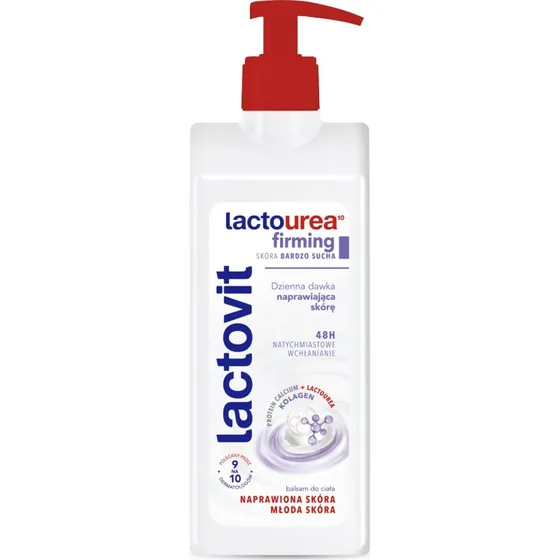 Lactovit Lactourea Rassodante Lozione per il Corpo, 400 ml