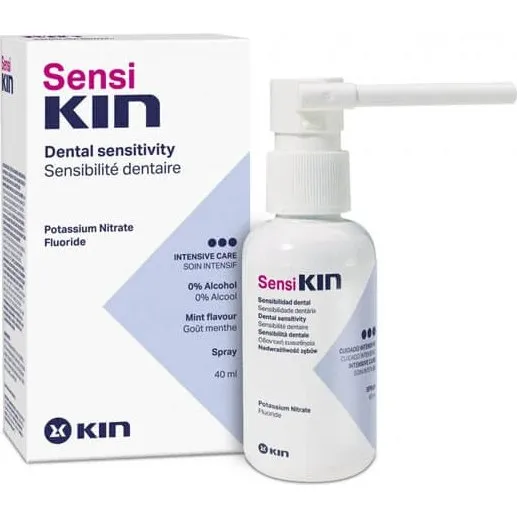 KIN SensiKIN Spray per l'ipersensibilità dentale acuta, 40 ml