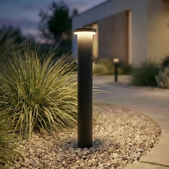 Lampione a LED Cirel Lindby, Nero, IP65, 45 cm