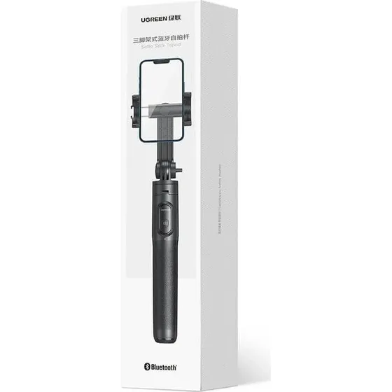 UGREEN Selfie Stick Bluetooth LP586 Nero - Asta Telescopica 1,5m
