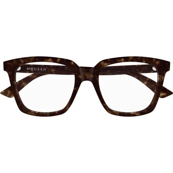 Alexander McQueen Occhiali da Vista Donna AM0513O Avana Farfalla