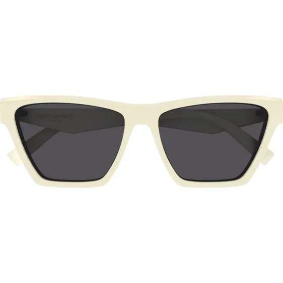 Saint Laurent SL M103 Occhiali da Sole Cat-Eye Bianco/Grigio