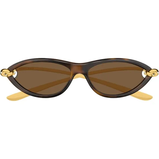 Bottega Veneta BV1390S Occhiali da Sole Cat-Eye Avana Marrone 56mm