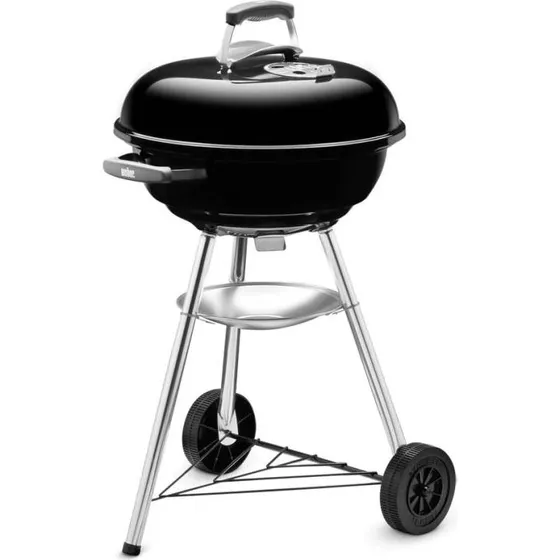 Weber Compact Kettle BBQ 47 cm Nero con Coperchio