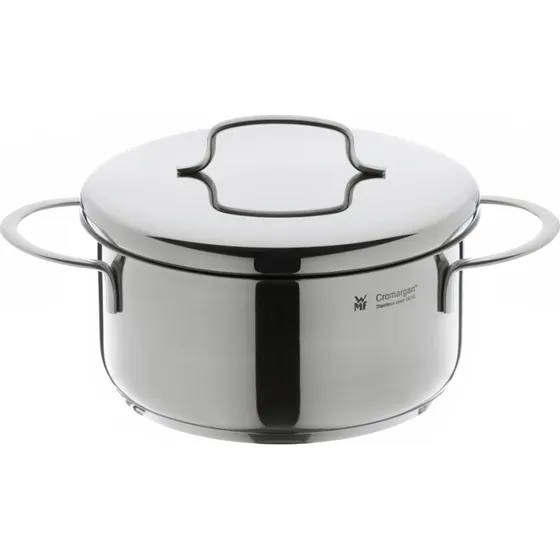 WMF Casseruola Bassa 16 cm con Coperchio in Acciaio Inox