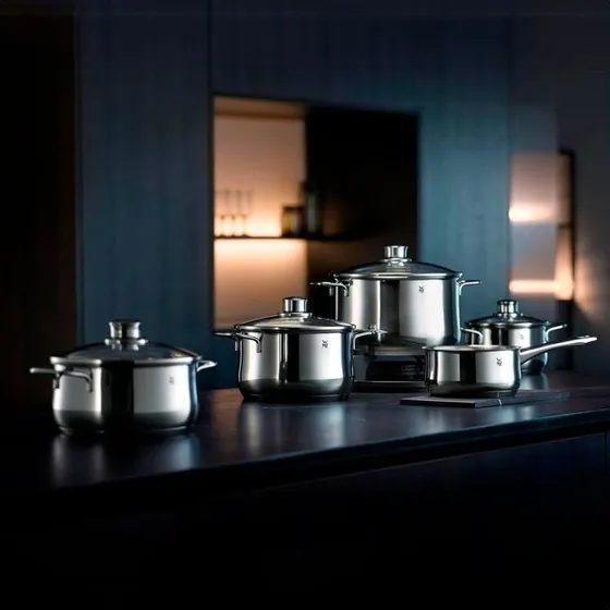 WMF Diadem Plus Set Pentole 5 Pezzi Cromargan® 18/10