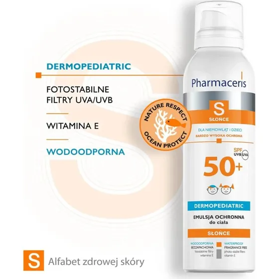 Pharmaceris S Emulsione Protettiva Solare SPF 50+ per Bambini 150 ml