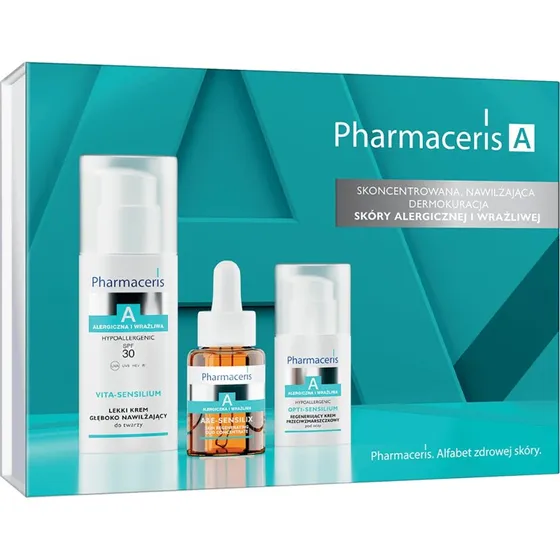 Pharmaceris Set A: Crema SPF30, Contorno Occhi e Concentrato 95ml