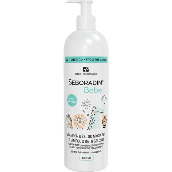 Seboradin Bebe Shampoo e Gel Lavante 2in1, 500 ml
