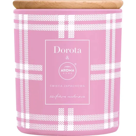 Dorota&Aroma Home Candela Profumata Marmellata di Lamponi 150g