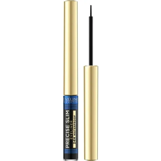 Eveline Cosmetics Precise Slim Eye Liner Nero Vinile, 2 ml