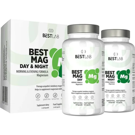 Best Lab BestMag Day & Night Integratore Magnesio 120 Capsule