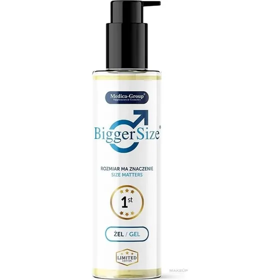 Medica-Group Gel Bigger Size per l'ingrandimento del pene, 150 ml