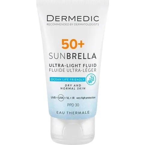 Dermedic Sunbrella SPF 50+ Crema Viso per Pelli Secche e Normali