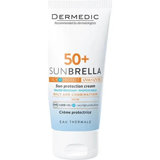 Dermedic Sunbrella Crema Viso SPF 50+ Pelle Grassa e Mista 50 ml