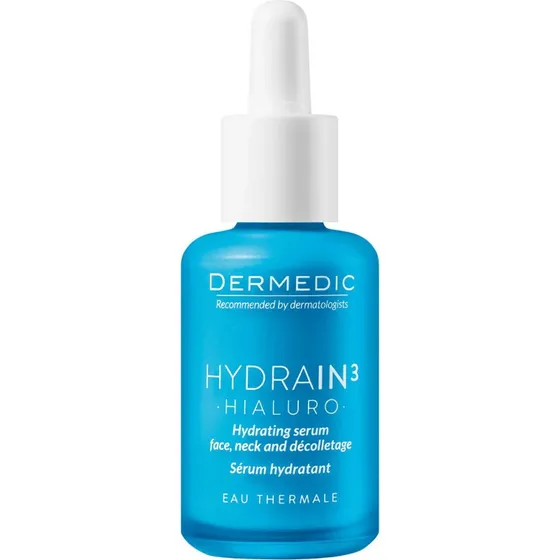 Dermedic Hydrain 3 Hialuro Siero Idratante Viso, Collo e Décolleté