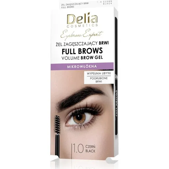 Delia Eyebrow Expert Gel Full Brow 1.0 Nero