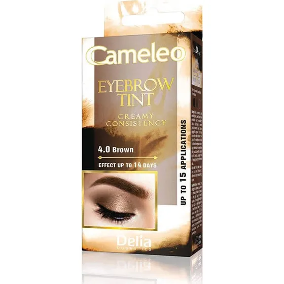 Delia Cosmetics Crema Colorante Sopracciglia Marrone 3.0 con Olio di Argan