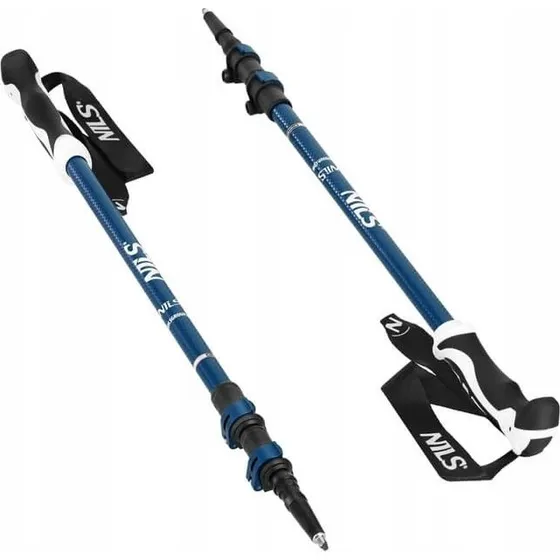Bastone da trekking NILS TK8601 in alluminio Blu