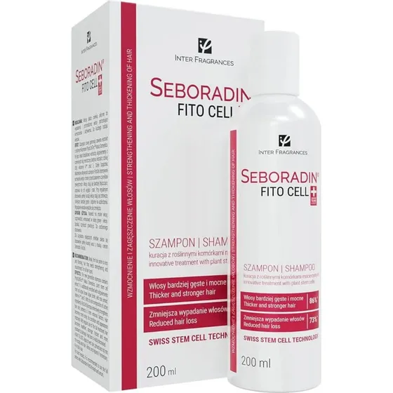 Seboradin Fitocell Shampoo per capelli deboli e caduta, 200 ml
