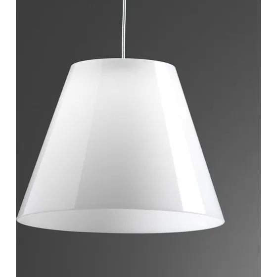 Rotaliana Dina - Lampada a sospensione LED con paralume bianco